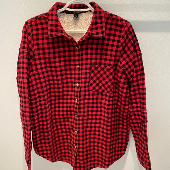 Urban heritage • Long sleeve button down w fleece - Picture 3 of 5